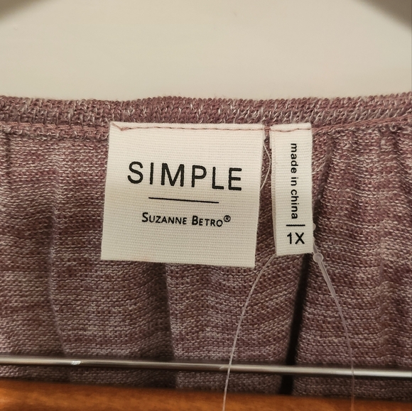 Suzanne Betro Women's Dress Size 1X Dusty Rose NWT - Picture 2 of 10